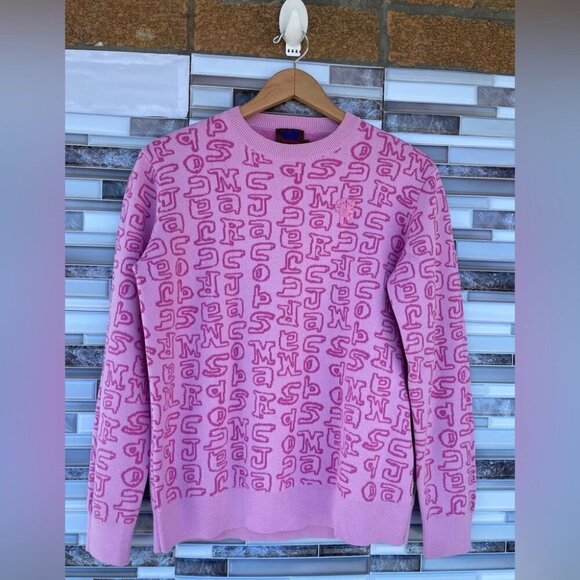 Marc Jacobs Pink Heaven By Marc Jacobs Scribblez Sweater XS - Picture 4 of 16